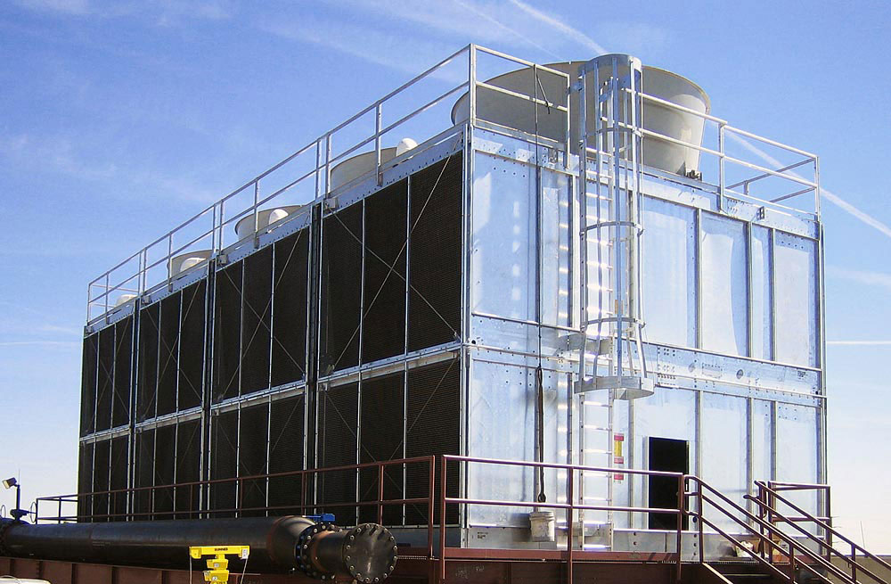 powder coating project for cooling towers